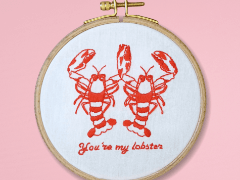 Kit de broderie You’re my lobster by Romane Sérazin