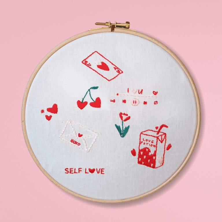 Kit de broderie Love by Romane Sérazin