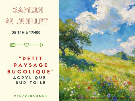 Peindre un petit paysage bucolique