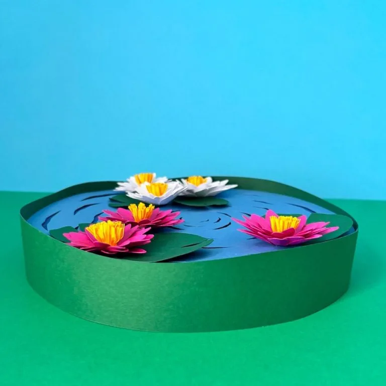 Kit créatif Nénuphars en papier