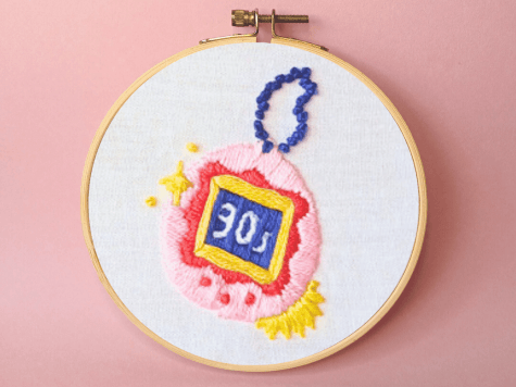 Kit de broderie Tamagotchi by Limistic
