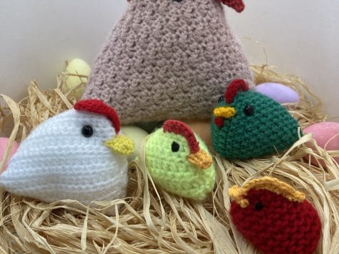 Stage de crochet pour débutant, enfant et/ou adultes, réaliser une petite poule