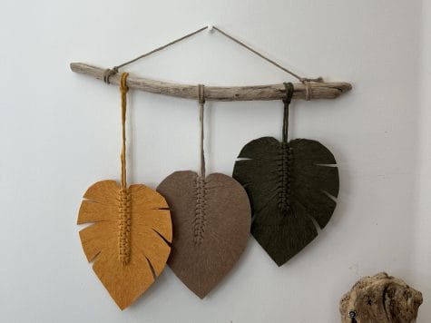 kit macramé 3 feuilles Houat