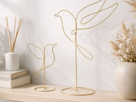 Coffret L&rsquo;Envol – oiseaux en fil de fer – Cosy Fabrik