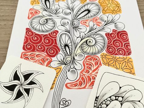 Atelier dessin Zentangle « Fleurir en été » et relaxation 2h en pleine nature