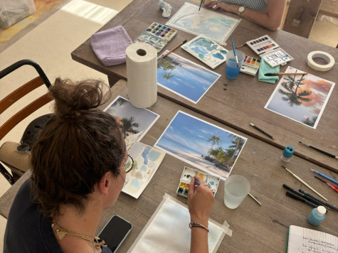 Cours aquarelle – Thème « Bord de mer »