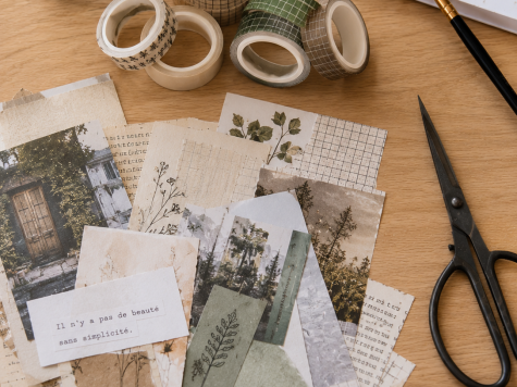 Atelier Carnet créatif : journaling et collage (11-17 ans)