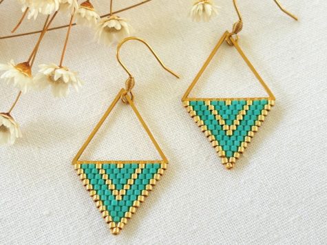 Coffret Équinoxe – Boucles d&rsquo;oreilles perles Miyuki – Cosy Fabrik