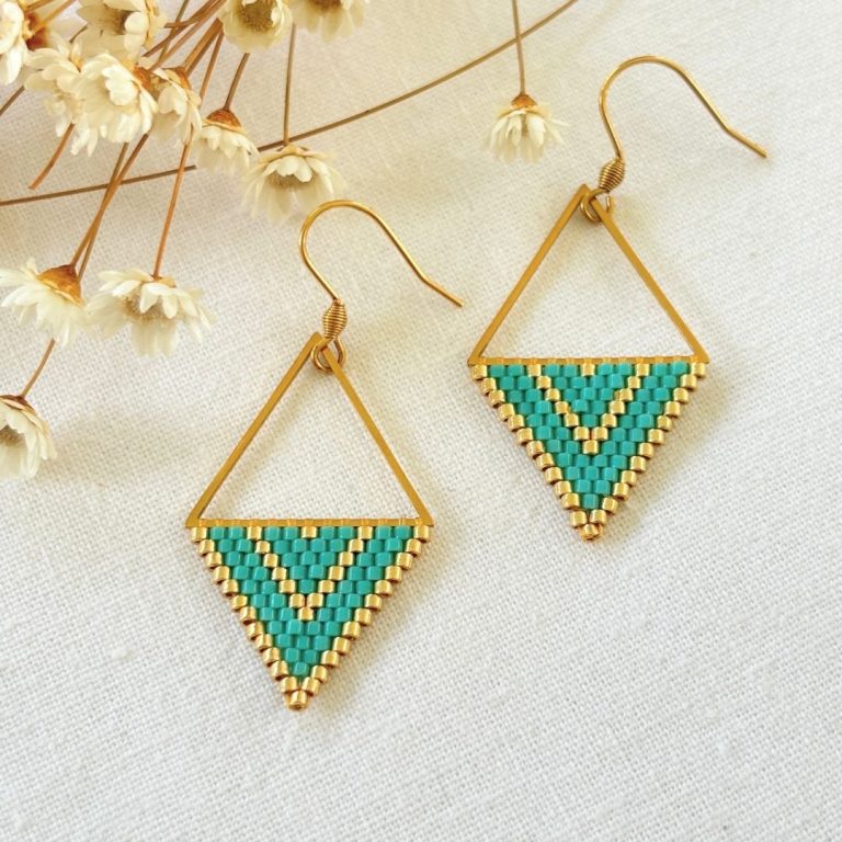 Coffret Équinoxe – Boucles d&rsquo;oreilles perles Miyuki – Cosy Fabrik