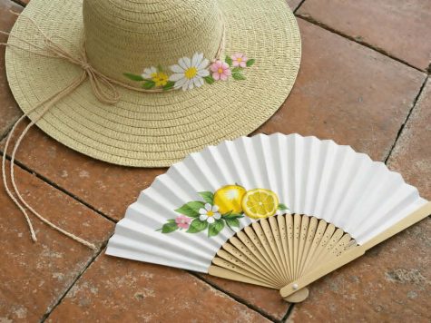 Atelier Peinture sur Eventail ou Chapeau de paille – Ile de Ré