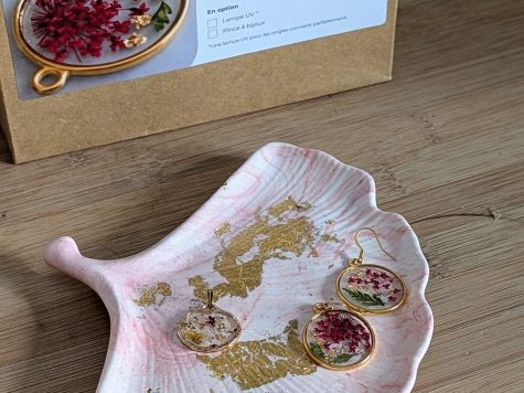 Kit Bijoux en Résine UV – Créez 3 bijoux fleuris personnalisés