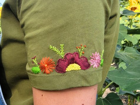 Au Gré des Fleurs – Kit broderie manche à broder