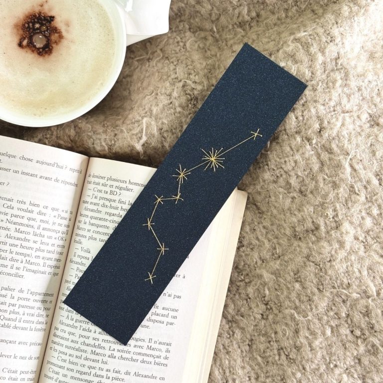 Coffret Lueur d&rsquo;étoiles – Marque-pages brodés – Cosy Fabrik