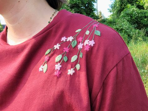 Cascade de Fleurs – Kit broderie épaules à broder