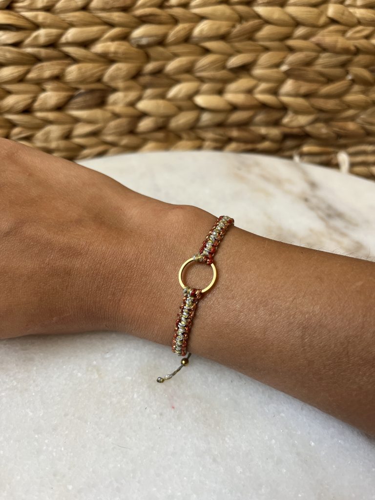 Kit bracelet bicolore en macramé