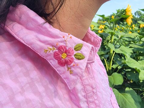 Rosée Matinale – Kit broderie col à broder