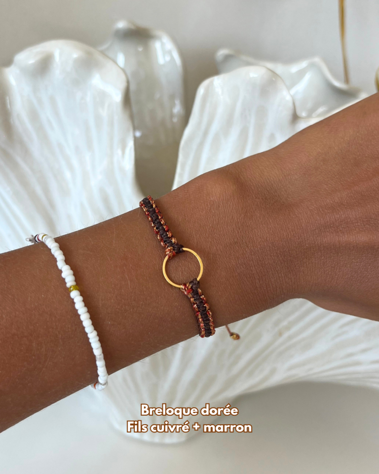 Kit bracelet bicolore en macramé