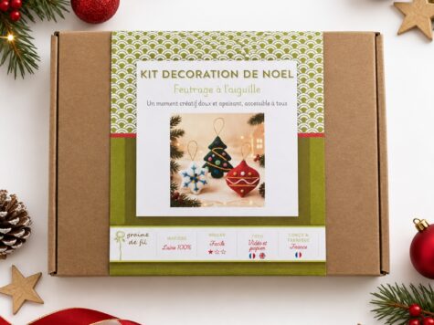 Décorations de Noël | Feutrage à l&rsquo;aiguille