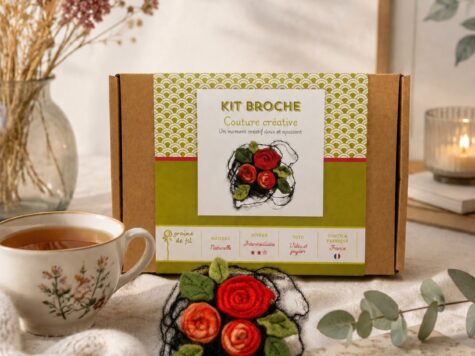 Kit broche fleurs | Couture