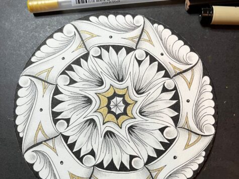 Atelier de relaxation et dessin Zentangle « Accueillir Noël », 3h00 à Niort