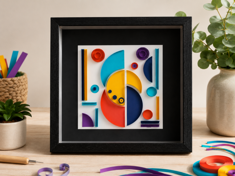 Kit Quilling DIY – Éclats Géométriques