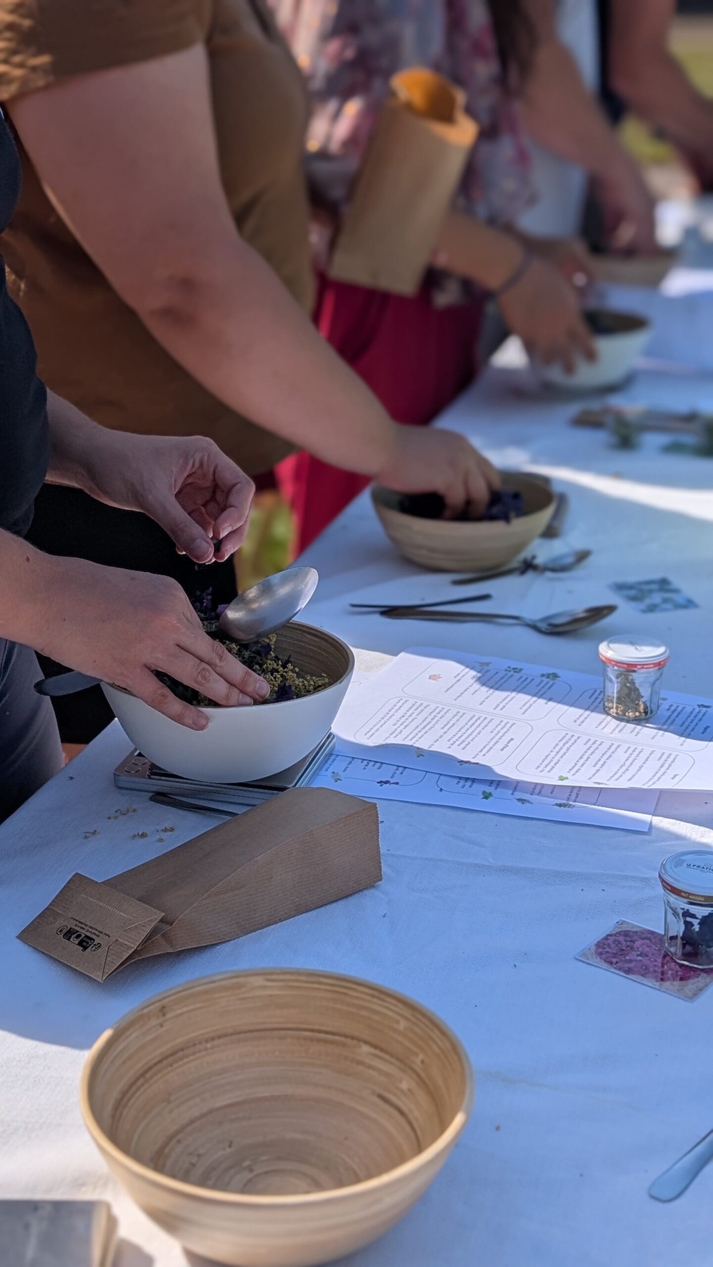 Atelier bien-être de création de tisane