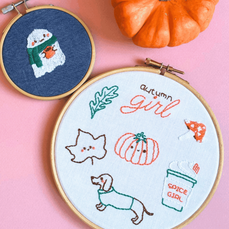 Motif à broder Autumn Lover | By Didi Sunshine