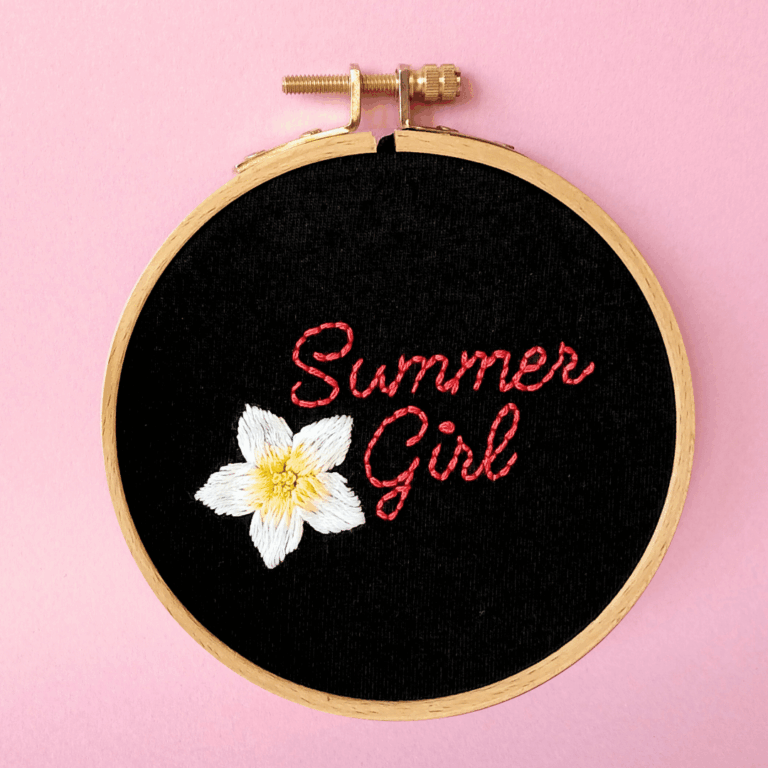 Kit de broderie Summer Girl